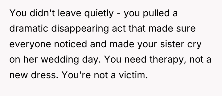 You didn't leave quietly - you pulled a dramatic disappearing...