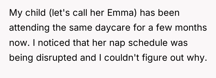 My child (let's call her Emma) has been attending the...