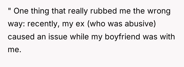 " One thing that really rubbed me the wrong way:...