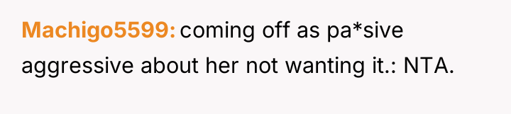 Machigo5599 coming off as pa*sive aggressive about her not wanting...