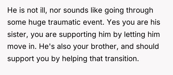 He is not ill, nor sounds like going through some...