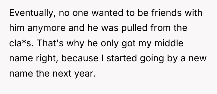 Eventually, no one wanted to be friends with him anymore...