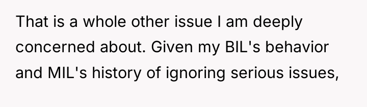 That is a whole other issue I am deeply concerned...