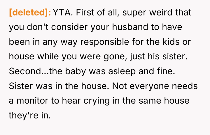 [deleted] YTA. First of all, super weird that you don't...