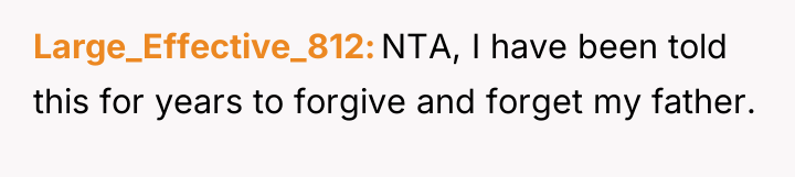 Large_Effective_812 NTA, I have been told this for years to...