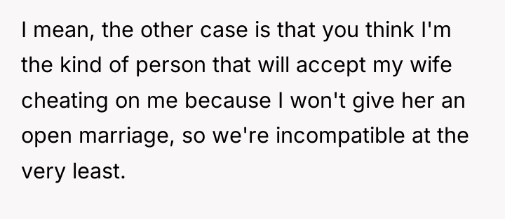 I mean, the other case is that you think I'm...