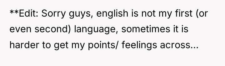 **Edit: Sorry guys, english is not my first (or even...
