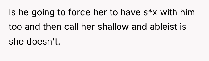 Is he going to force her to have s*x with...