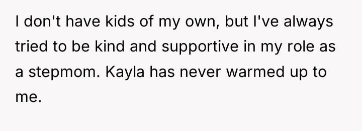 I don't have kids of my own, but I've always...