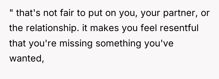 " that's not fair to put on you, your partner,...