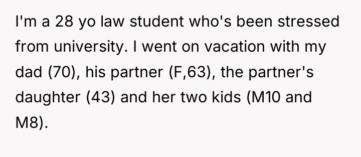 I'm a 28 yo law student who's been stressed from...