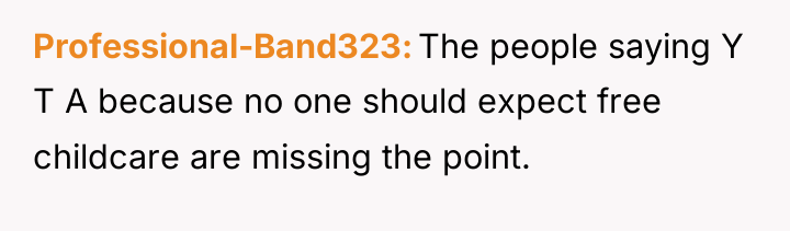 Professional-Band323 The people saying Y T A because no one...