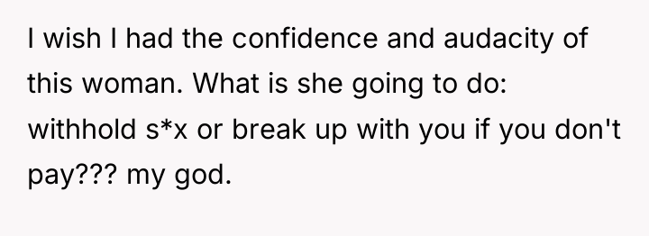 I wish I had the confidence and audacity of this...