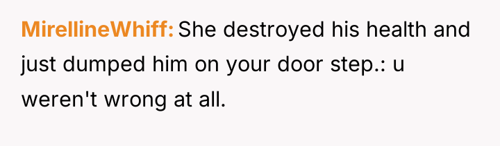 MirellineWhiff She destroyed his health and just dumped him on...