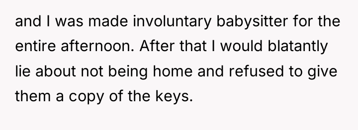 and I was made involuntary babysitter for the entire afternoon....