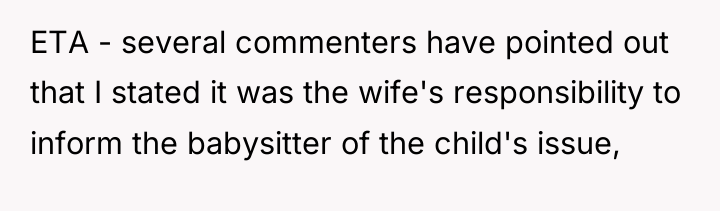 ETA - several commenters have pointed out that I stated...