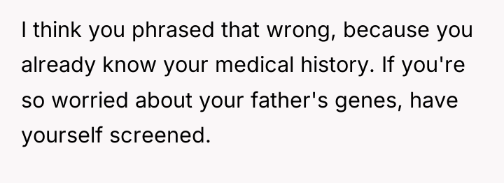 I think you phrased that wrong, because you already know...