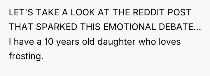 LET'S TAKE A LOOK AT THE REDDIT POST THAT SPARKED...