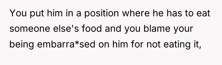 You put him in a position where he has to...
