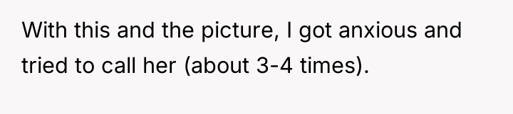 With this and the picture, I got anxious and tried...