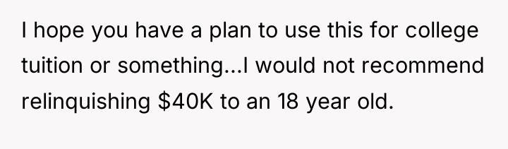 I hope you have a plan to use this for...