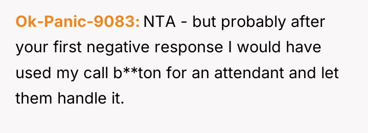 Ok-Panic-9083 NTA - but probably after your first negative response...
