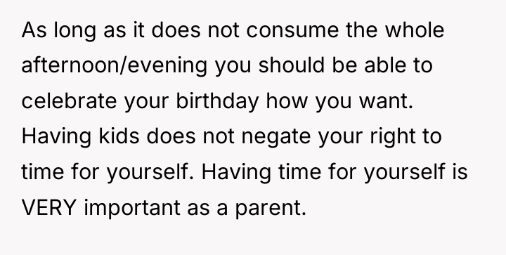 As long as it does not consume the whole afternoon/evening...