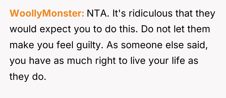 WoollyMonster NTA. It's ridiculous that they would expect you to...