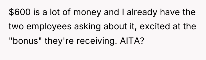 $600 is a lot of money and I already have...