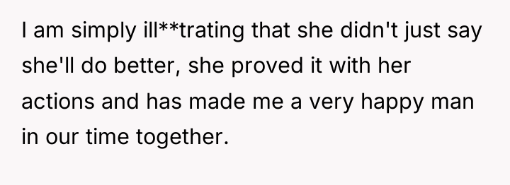 I am simply ill**trating that she didn't just say she'll...