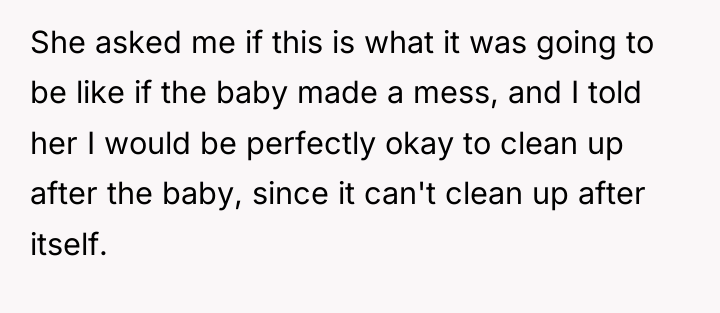 She asked me if this is what it was going...