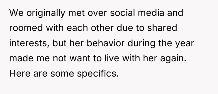 We originally met over social media and roomed with each...