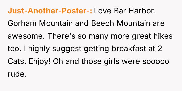 Just-Another-Poster- Love Bar Harbor. Gorham Mountain and Beech Mountain are...