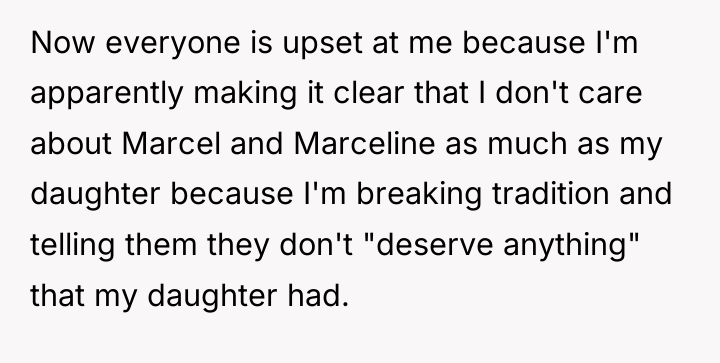 Now everyone is upset at me because I'm apparently making...