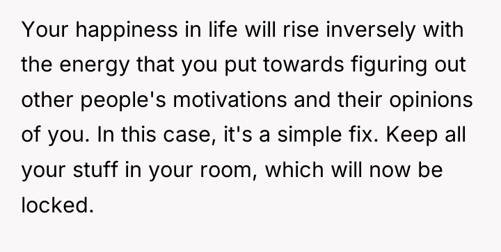 Your happiness in life will rise inversely with the energy...