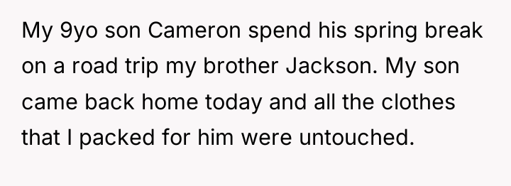 My 9yo son Cameron spend his spring break on a...
