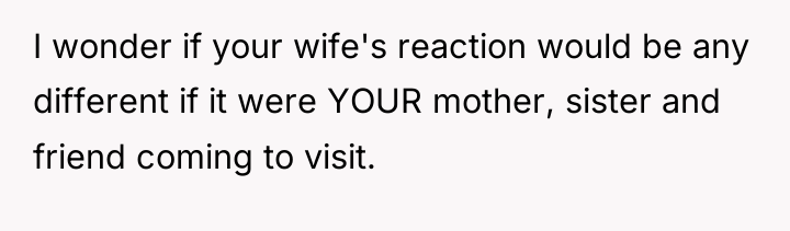 I wonder if your wife's reaction would be any different...