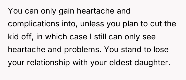You can only gain heartache and complications into, unless you...