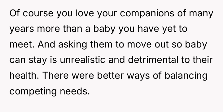 Of course you love your companions of many years more...