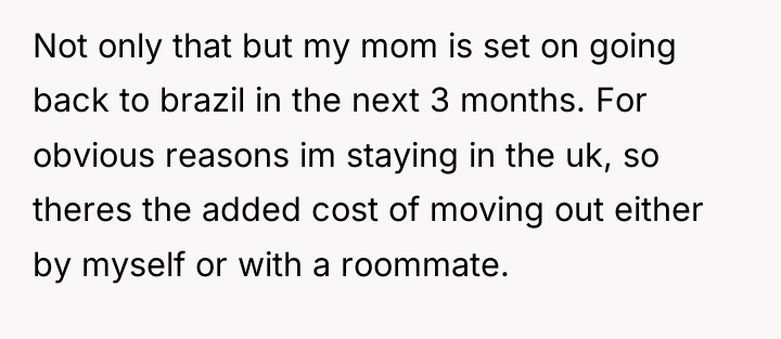 Not only that but my mom is set on going...