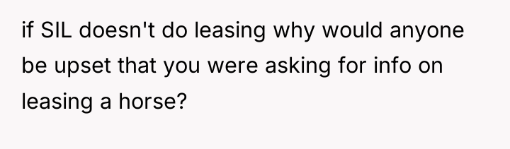 if SIL doesn't do leasing why would anyone be upset...