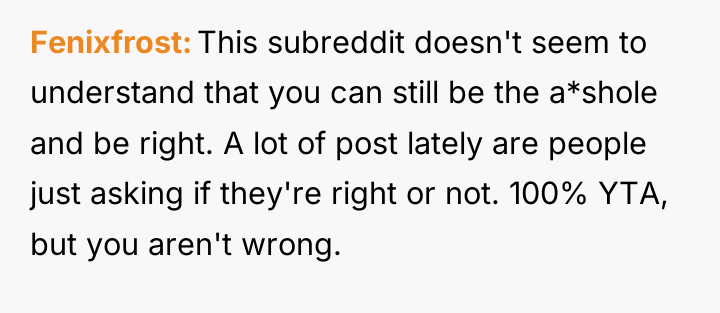 Fenixfrost This subreddit doesn't seem to understand that you can...