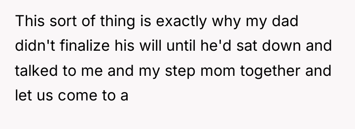 This sort of thing is exactly why my dad didn't...