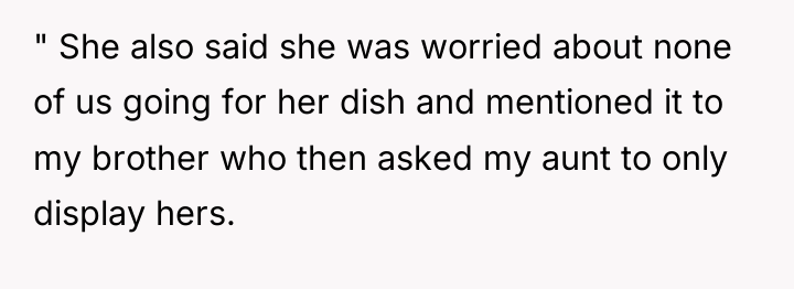 " She also said she was worried about none of...
