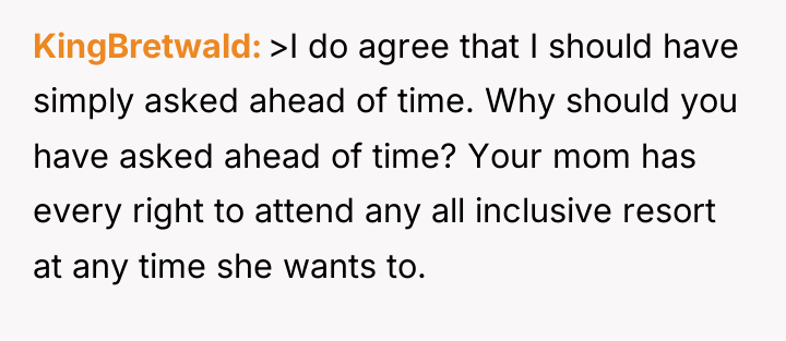 KingBretwald >I do agree that I should have simply asked...