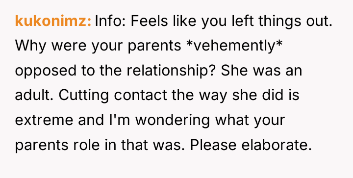 kukonimz Info: Feels like you left things out. Why were...