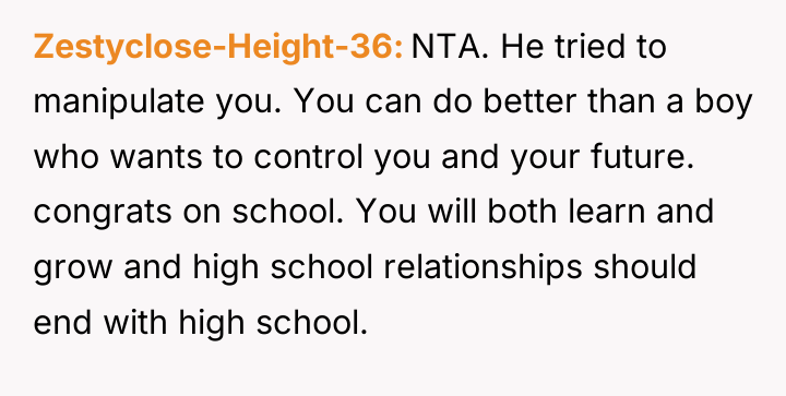 Zestyclose-Height-36 NTA. He tried to manipulate you. You can do...