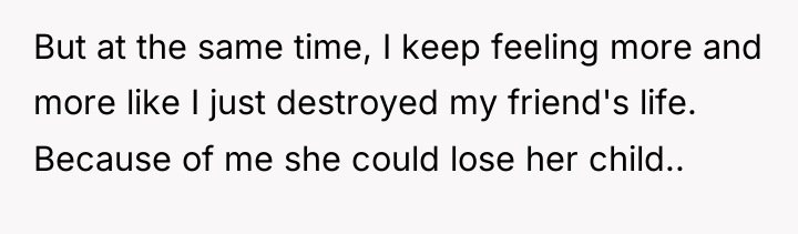 But at the same time, I keep feeling more and...