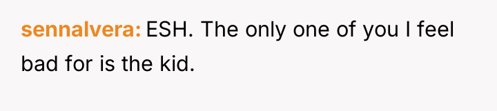 sennalvera ESH. The only one of you I feel bad...