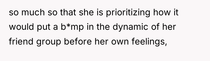 so much so that she is prioritizing how it would...